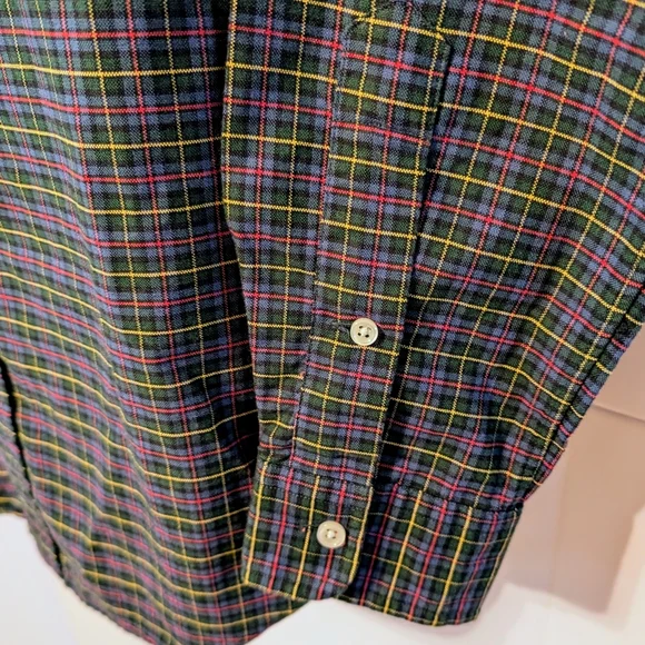 Ralph Lauren Men's Tartan Plaid Long Sleeve Shirt Small - Picture 10 of 16